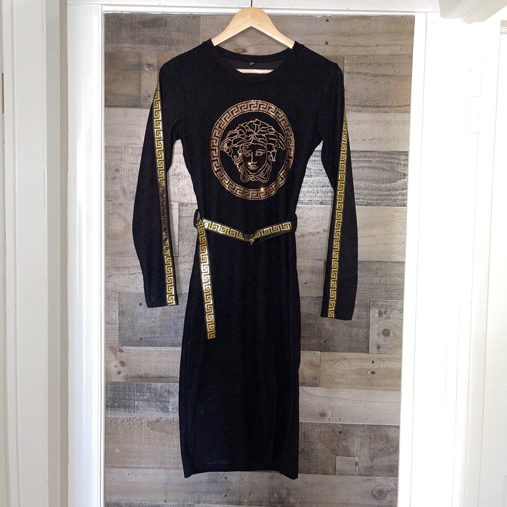Versace Inspired Bodycon Dress